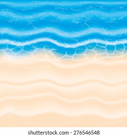 Vector illustration. Beach.