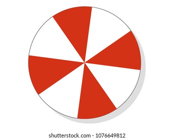 Vector illustration of a Beach Ball