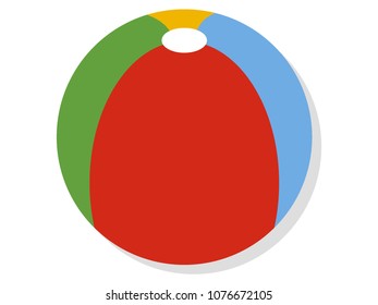Vector illustration of a Beach Ball