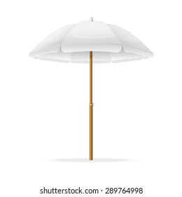 Vector illustration Beach Umbrella Template. Can be used for your design