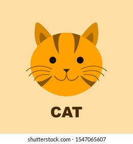 Vector Illustration Bear face animal with cute and happy face can use for poster, presentation, ads, kids event, school decoration, and more