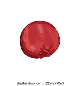 Vector illustration of bearberry isolated on white background