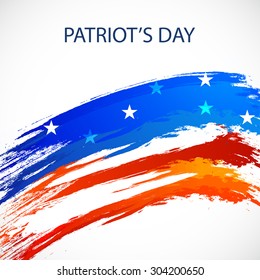 Vector illustration Beautiful Abstract Background for Patriot Day.