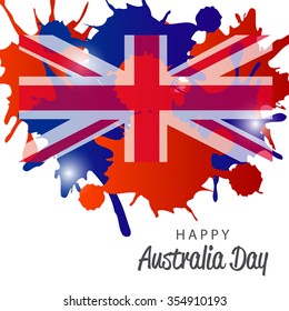 Vector illustration of a beautiful background for Australia day.