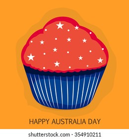 Vector illustration of a beautiful background for Australia day.