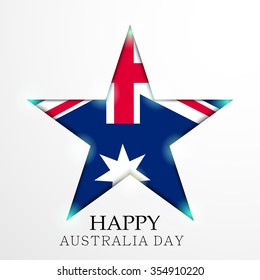 Vector illustration of a beautiful background for Australia day.