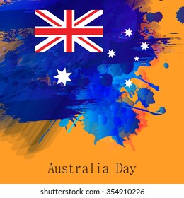 Vector illustration of a beautiful background for Australia day.
