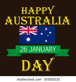 Vector illustration of a Beautiful Background for Australia Day.