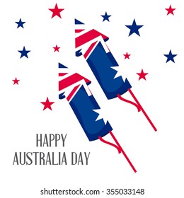 Vector illustration of a Beautiful Background for Australia Day.