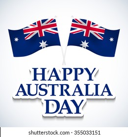 Vector illustration of a Beautiful Background for Australia Day.