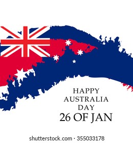 Vector illustration of a Beautiful Background for Australia Day.