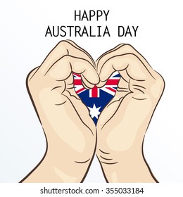 Vector illustration of a Beautiful Background for Australia Day.