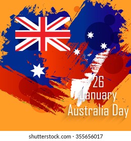 Vector illustration of a Beautiful Background for Australia Day.