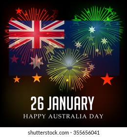 Vector illustration of a Beautiful Background for Australia Day.