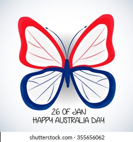 Vector illustration of a Beautiful Background for Australia Day.