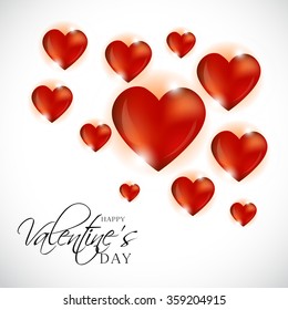Vector illustration of a beautiful background for Happy Valentines Day .