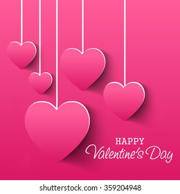 Vector illustration of a beautiful background for Happy Valentines Day .