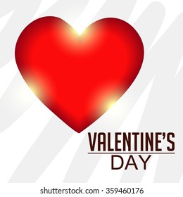 Vector illustration of a beautiful background for Happy Valentines Day .