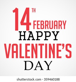 Vector illustration of a beautiful background for Happy Valentines Day .