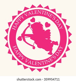 Vector illustration of a beautiful background for Happy Valentines Day .