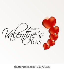 Vector illustration of a beautiful background for Happy Valentines Day.