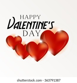 Vector illustration of a beautiful background for Happy Valentines Day.