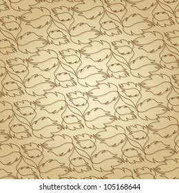Vector illustration of beautiful brown background