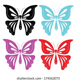 Vector illustration of beautiful butterfly