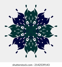 vector illustration of beautiful circular mandala pattern decoration, invitation card, wedding, fabric, wall