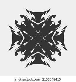 vector illustration of beautiful combined mandala ornaments for display or fabric motifs