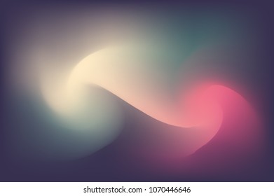 Vector Illustration Beautiful and Creative Art Abstract Fluid Gradient Background Color of Pink, Violet, Green. Flat Line Icon Logo, Sign, Symbol, Object, Graphic Design Element, Poster, Print.