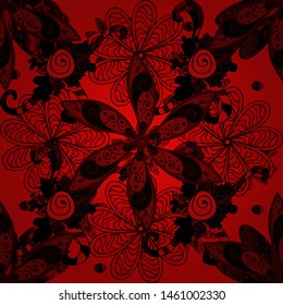 Vector illustration. Beautiful fabric pattern. Cute floral background. Seamless pattern in small flower.