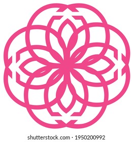 Vector illustration of a beautiful, feminine, feminine, and elegant floral fruit logo. 2500 x 2500 pixel perfect.