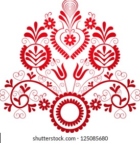 Vector illustration of beautiful floral background