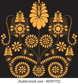Vector illustration of beautiful floral background
