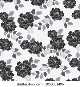 Vector illustration of a beautiful floral bouquet. Ditsy floral background. Liberty style. fabric, covers, manufacturing, wallpapers, print, gift wrap
