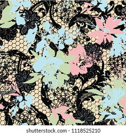 Vector illustration of a beautiful floral bouquet. Liberty style. fabric, covers, manufacturing, wallpapers, print, gift wrap.
