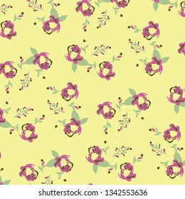 Vector illustration of a beautiful floral bouquet.   floral pattern