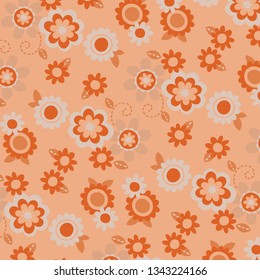 Vector illustration of a beautiful floral bouquet.  Fashionable pattern 
