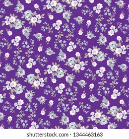 Vector illustration of a beautiful floral bouquet.  watercolor floral pattern