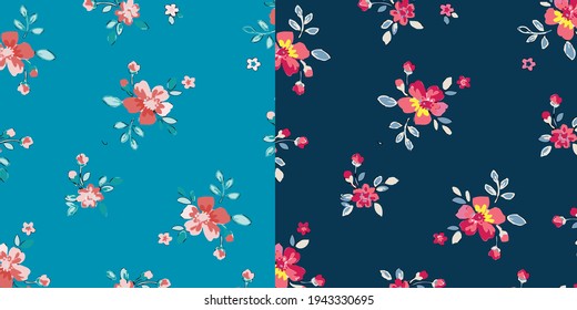 Vector illustration of a beautiful floral bouquet. Liberty style. fabric, covers, manufacturing, wallpapers, print, gift wrap.