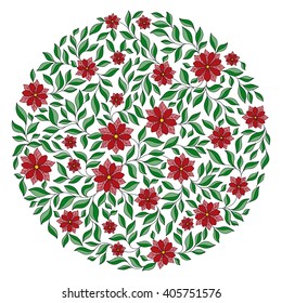 Vector illustration of a beautiful floral bouquet with spring flowers for invitations and birthday cards
