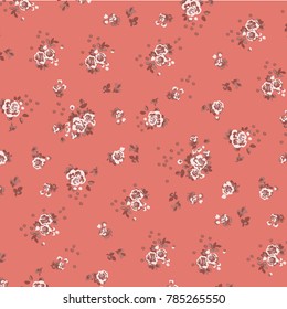 Vector illustration of a beautiful floral bouquet. watercolor floral pattern, Ditsy floral background. Liberty style. fabric, covers, manufacturing, wallpapers, print, gift wrap.
