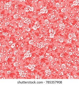 Vector illustration of a beautiful floral bouquet. watercolor floral pattern, Ditsy floral background. Liberty style. fabric, covers, manufacturing, wallpapers, print, gift wrap.