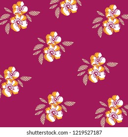 Vector illustration of a beautiful floral bouquet.  watercolor floral pattern, Ditsy floral background. Liberty style. fabric, covers, manufacturing, wallpapers, print, gift wrap.