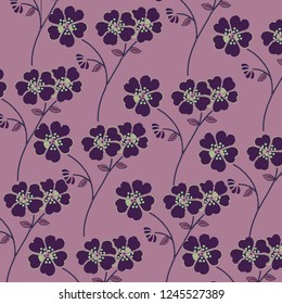 Vector illustration of a beautiful floral bouquet  watercolor floral pattern Ditsy floral background Liberty style fabric, covers manufacturing wallpapers print gift wrap