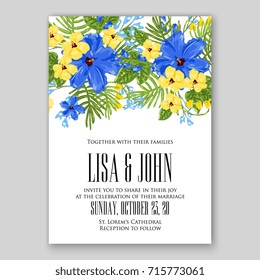 Vector illustration of a beautiful floral wreath frame in spring for Wedding invitation, anniversary, birthday and party card template poster