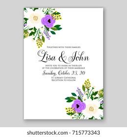 Vector illustration of a beautiful floral wreath frame in spring for Wedding invitation, anniversary, birthday and party card template poster