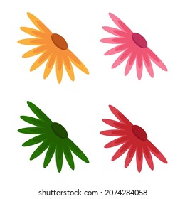 Vector illustration of beautiful flower flat design
