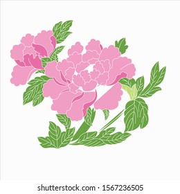 vector illustration of a beautiful flower ornament